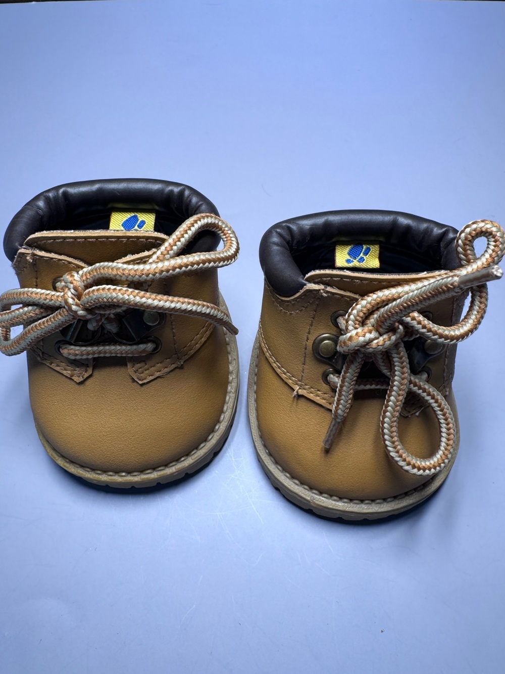 💜3/$15 Build-A-Bear Workshop Tan Bearland Boots / Timberland Style Work Shoes